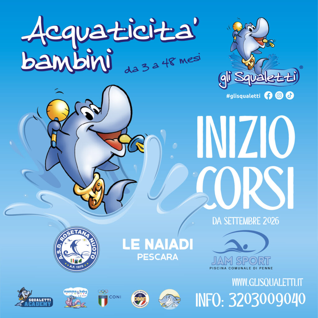 Squaletti &ndash; Inizio nuovo anno sportivo 2026/2027
